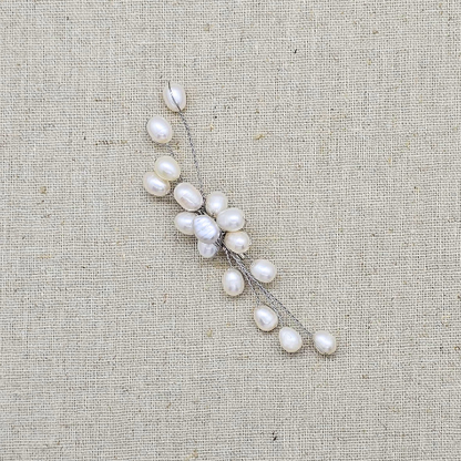Nyana Nyana Fresh Water Pearl and Shell Brooch Kerongsang