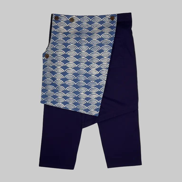 Nyana Nyana Unisex Multiway Batik Sarong Pants - 100 Cotton, limited edition, White