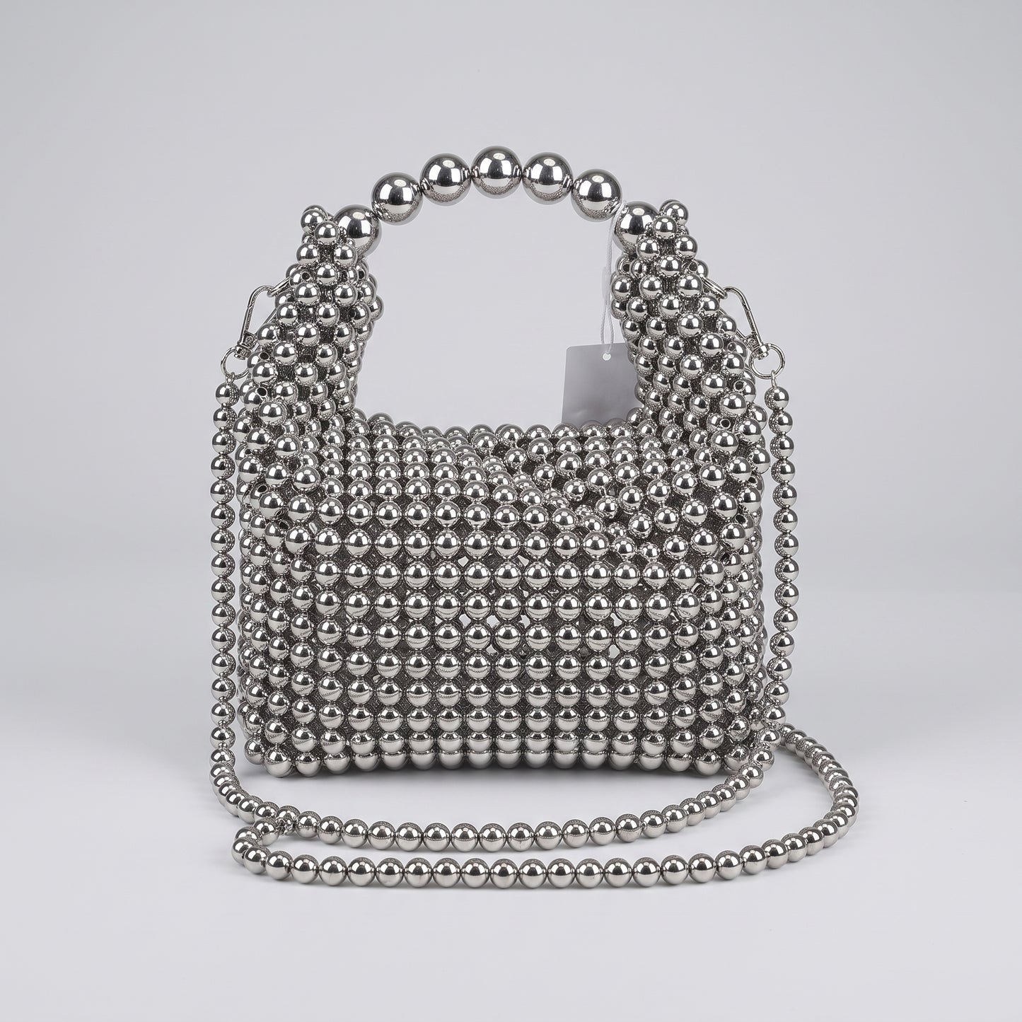Nyana Nyana Hand-beaded Bags | Silver beads