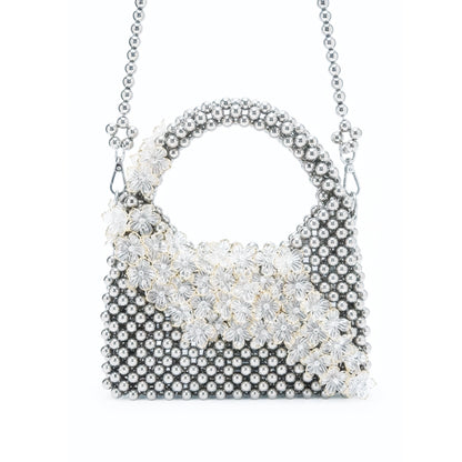 Nyana Nyana Hand-beaded Bags | Silver beads