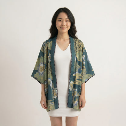 Nyana Unisex Reversible Batik Tulis Outer - 100% cotton, natural dye, Limited Edition Hand-drawn