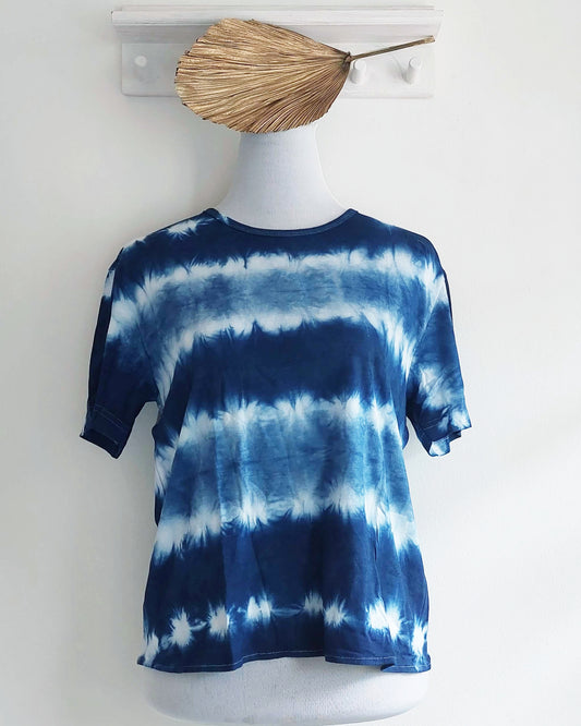 Nyana Indigofera Tie Dye Bamboo Cotton Active Tee