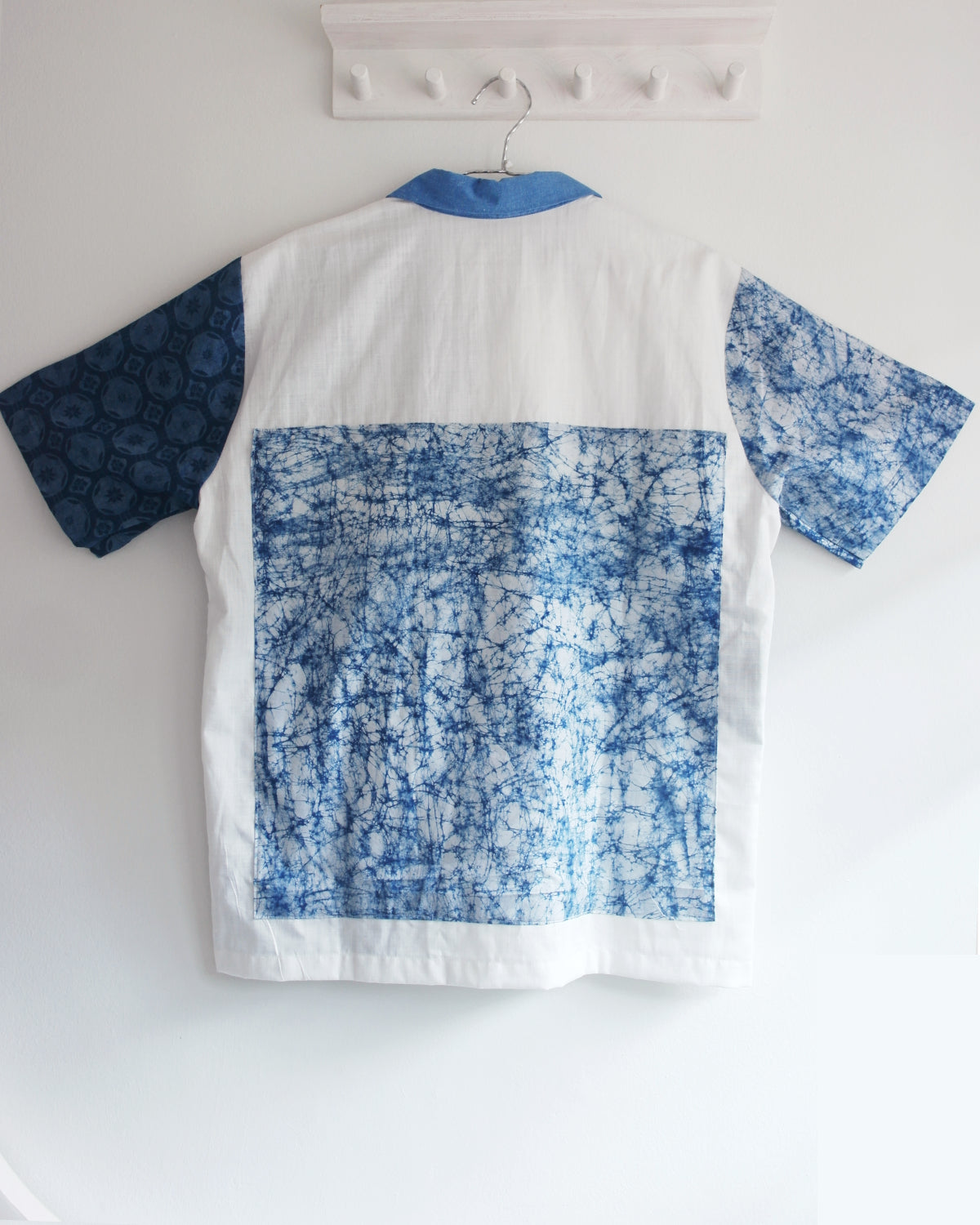 Nyana Camp Shirt Batik Patchwork