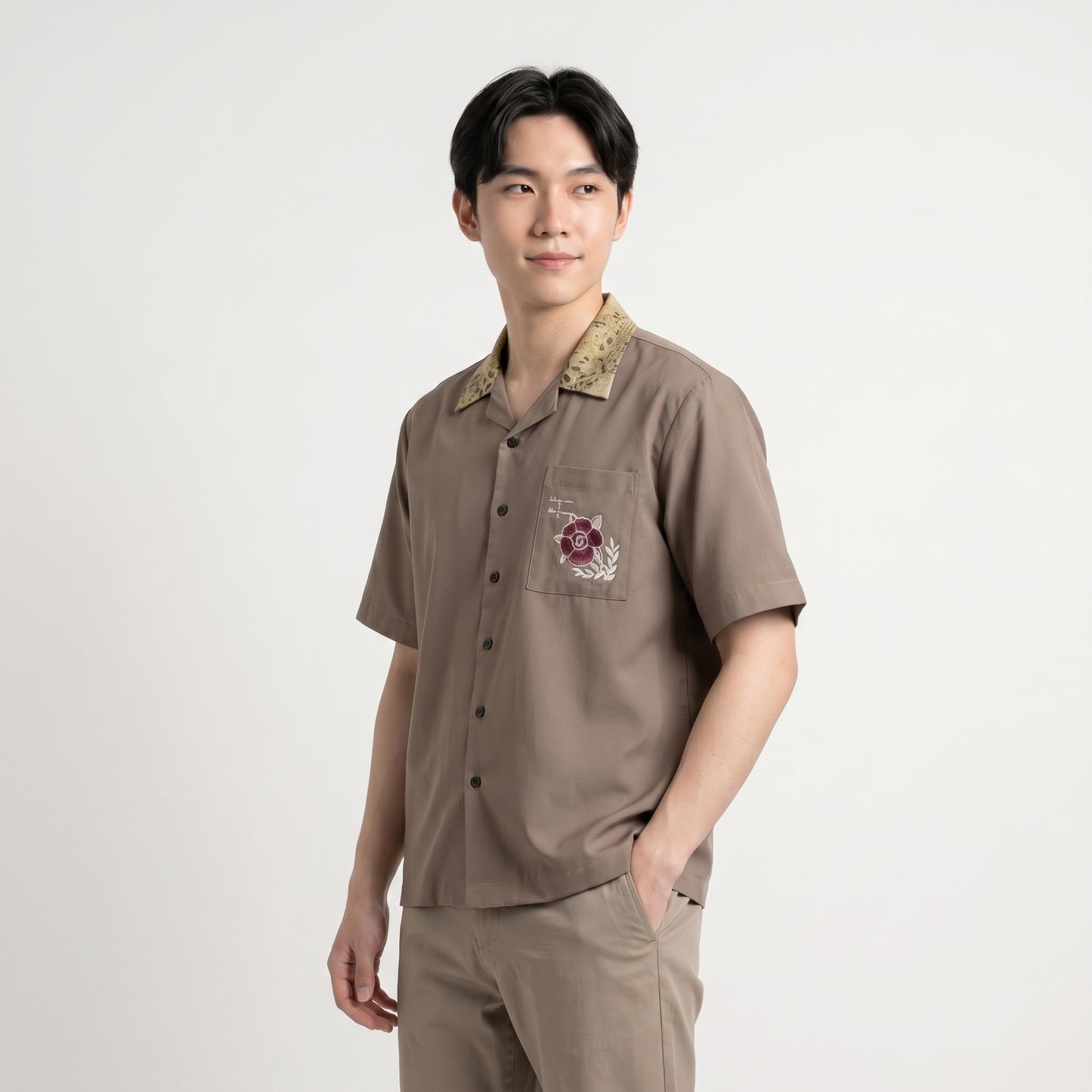 Nyana Nyana Batik Patchwork Camp Shirt - 100% Cotton, Limited Edition
